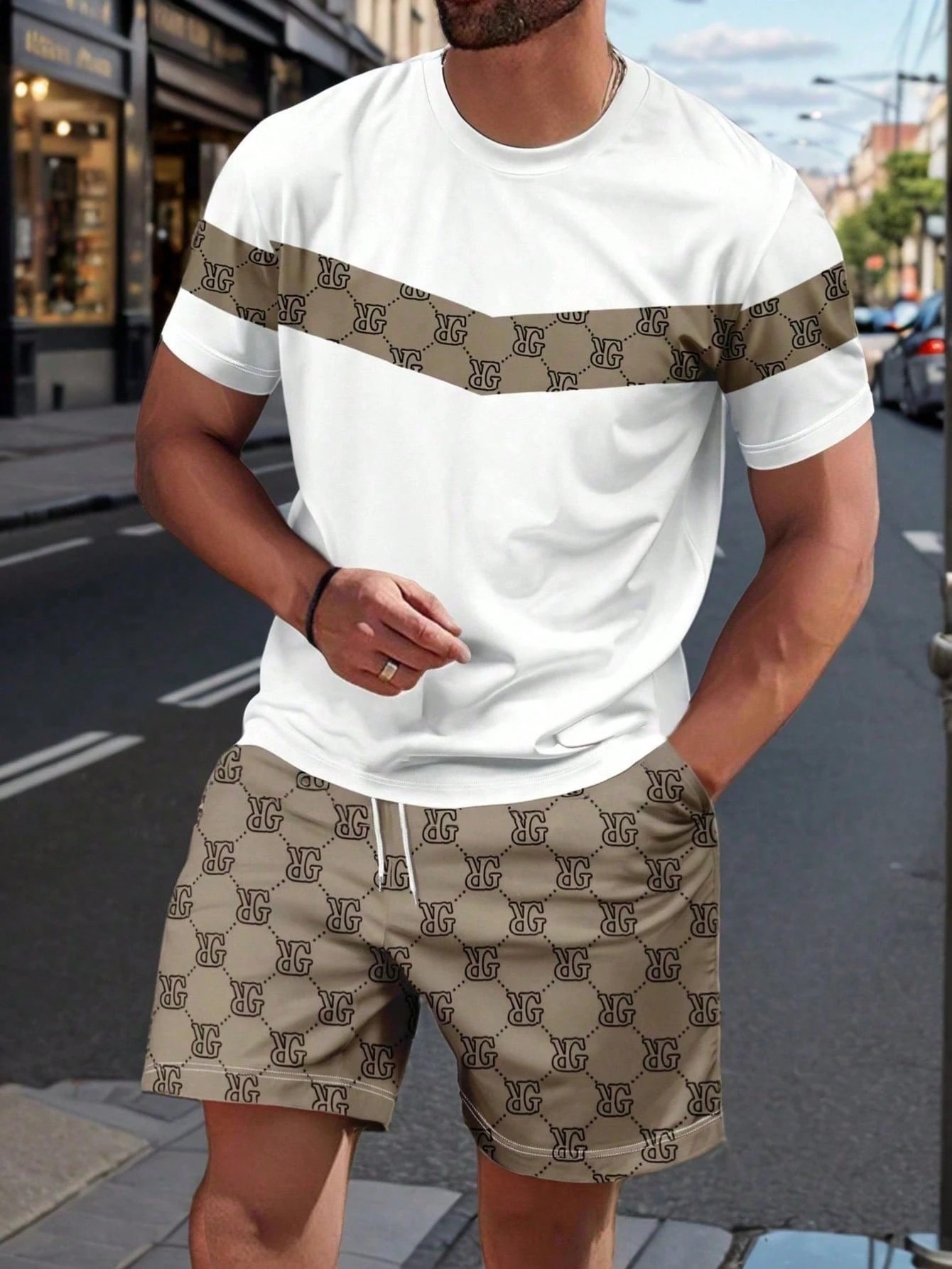 Men'S Fashion Clothing - Męski garnitur na lato 2026 z