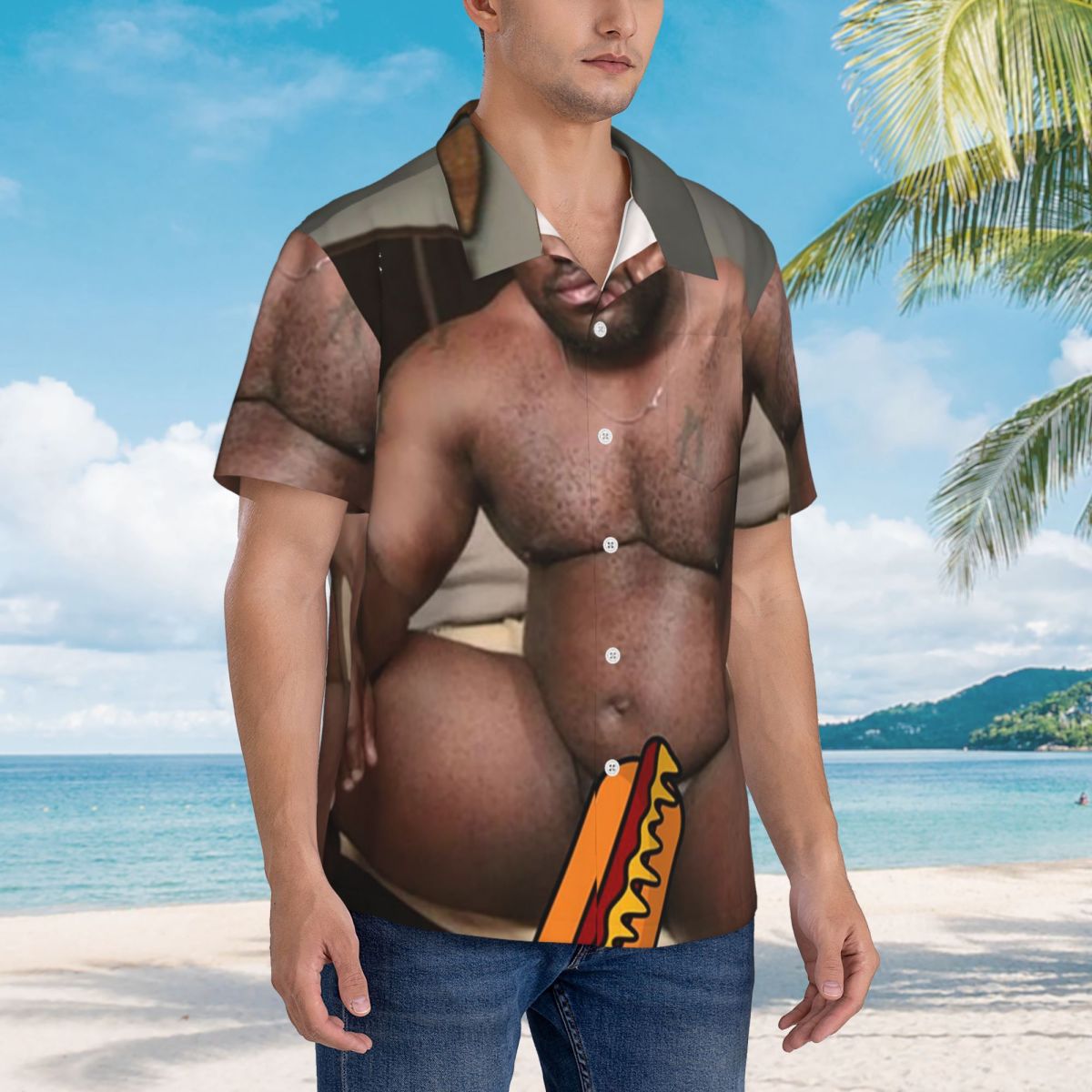 Men'S Fashion For Big Guys - Meme z dużym kutasem, czarnoskórym facetem,