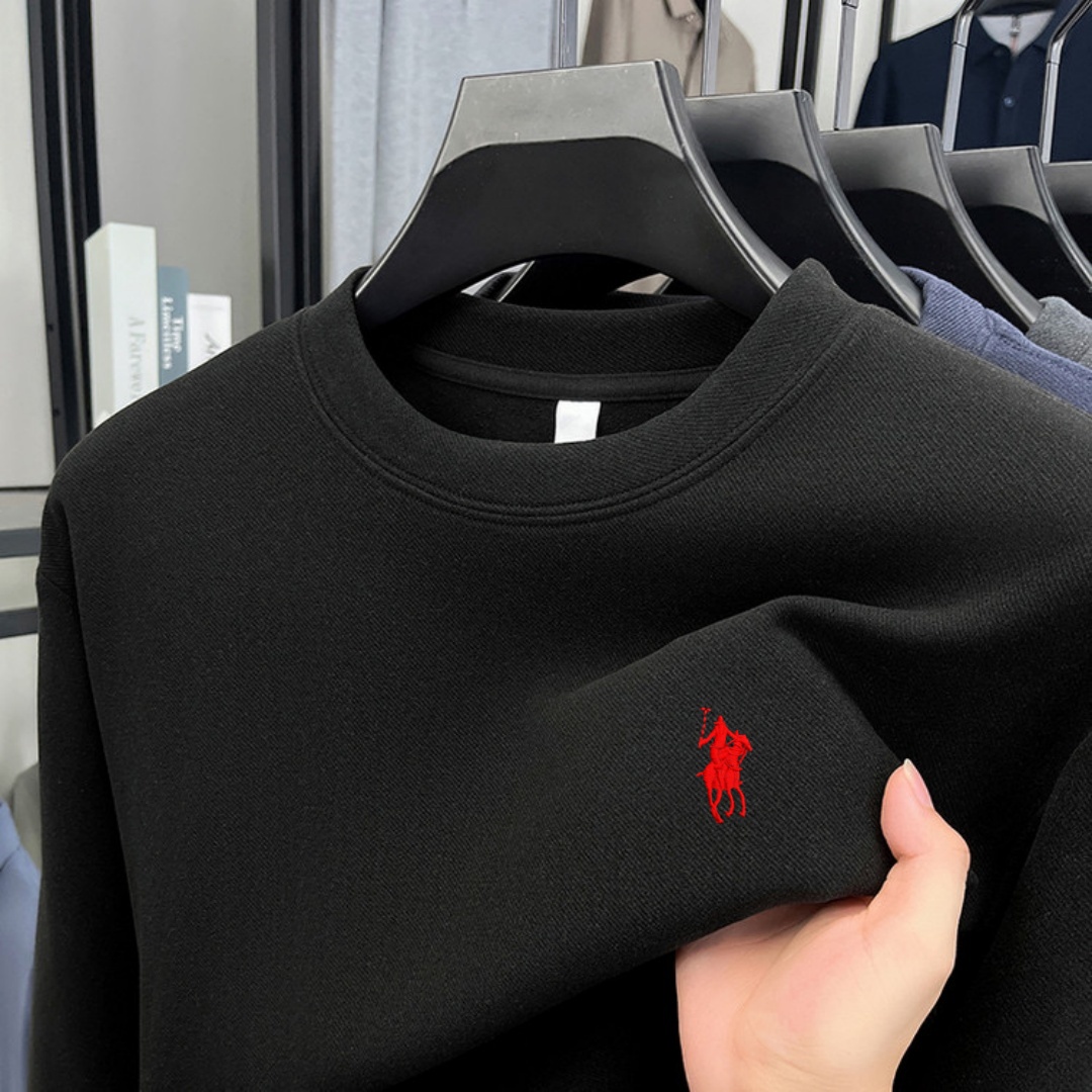 Fashion Mens Shirt - Miękka bawełniana koszulka męska z długim