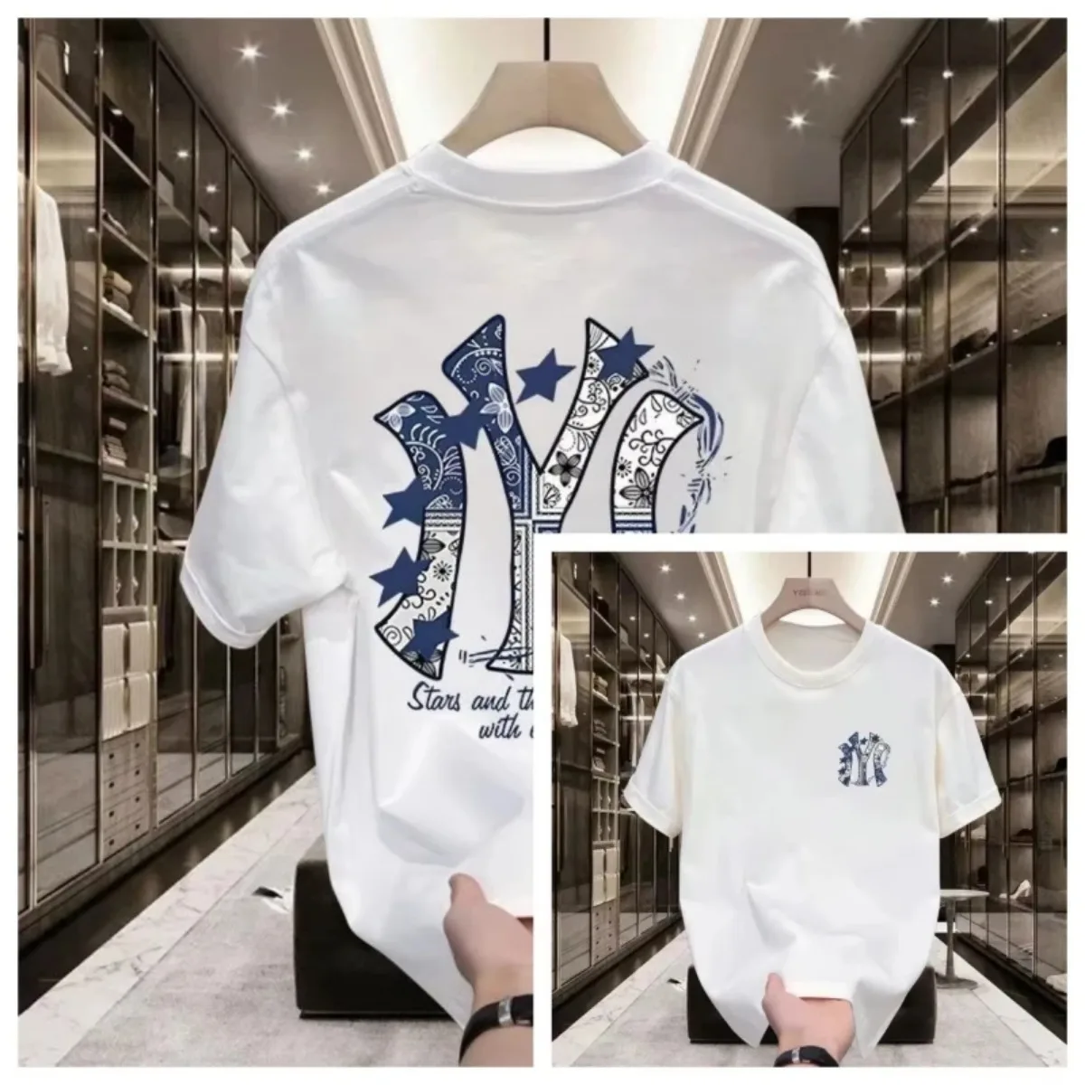 Men'S Fashion Nova - Męska koszulka z nadrukiem, krótki rękaw,