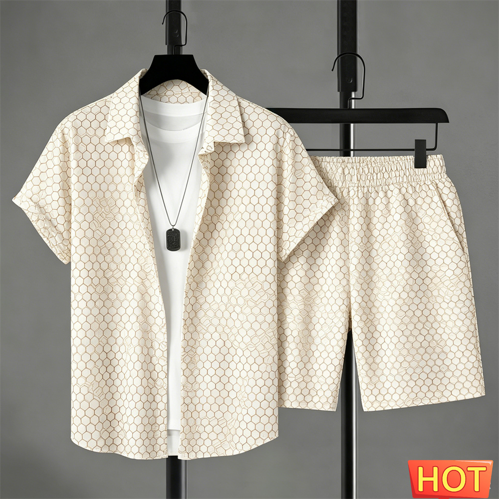 Mens Fashion Ideas - Letnie zestawy męskie: koszula i spodnie,