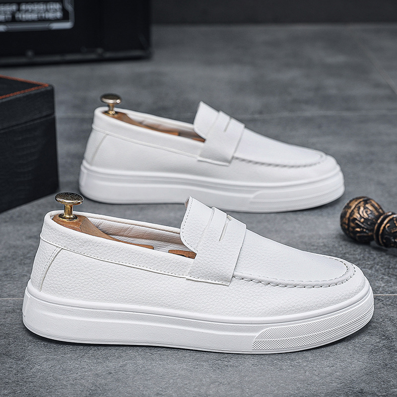 Suede Loafers Men - Męskie mokasyny 2025 wiosna nowy brytyjski