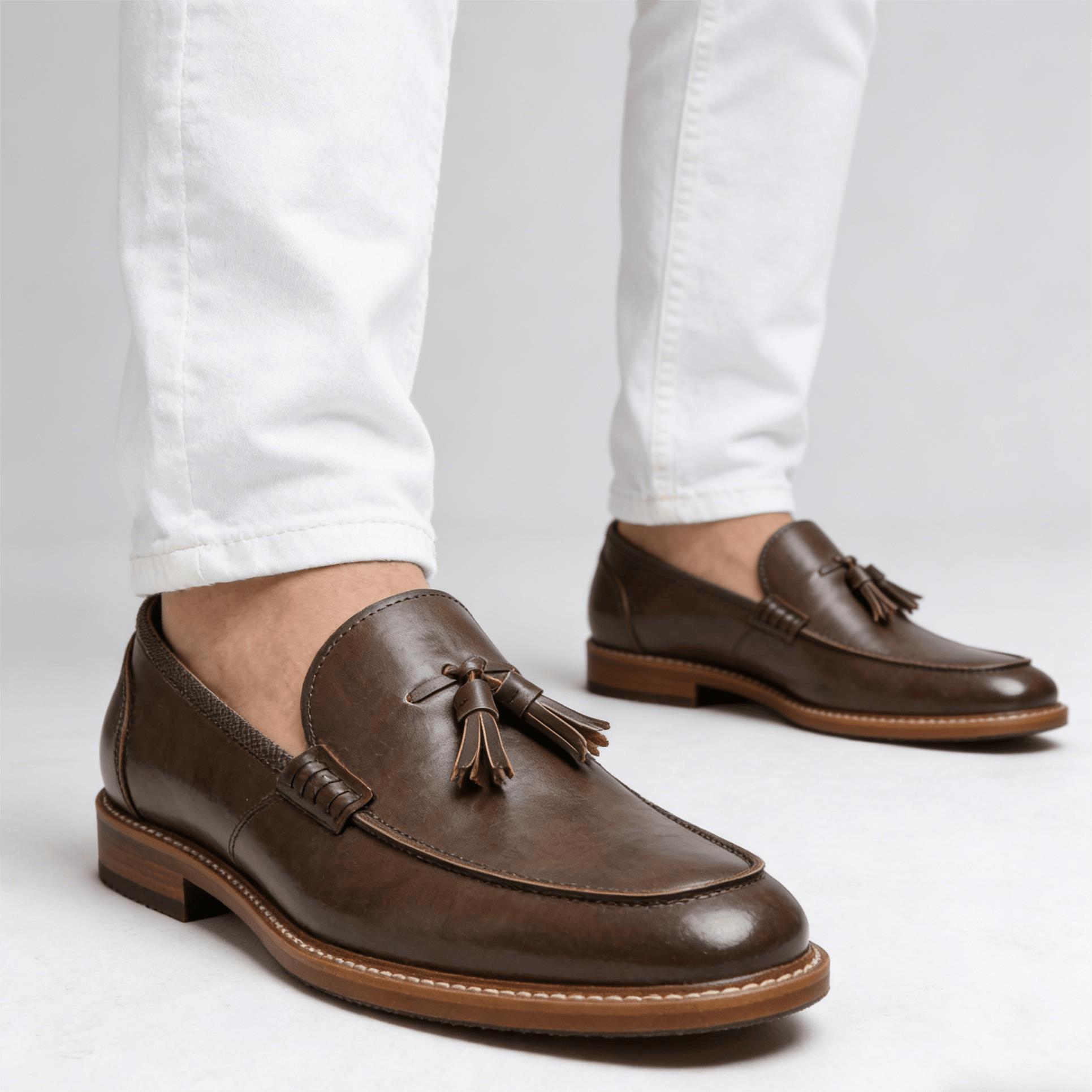 Suede Loafers Men - Męskie letnie buty oddychające modne wygodne