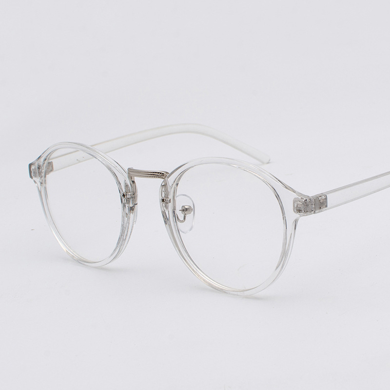 Men'S Fashion Glasses 2026 - Moda przezroczyste okrągłe okulary przezroczysta ramka