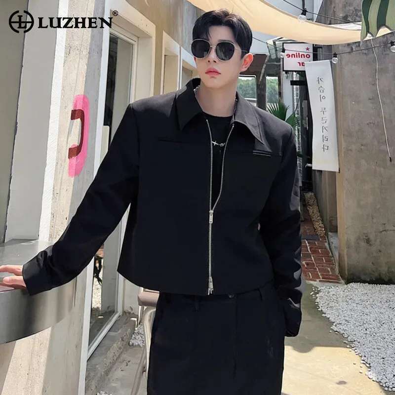 Men'S Fashion Reviews - LUZHEN moda wiosna nowy jednolity kolor