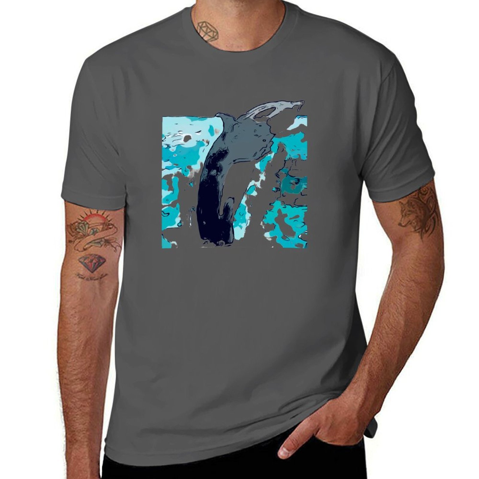 Men'S Fashion Nova - Koszulka Nova Scotia Whale 2, modna