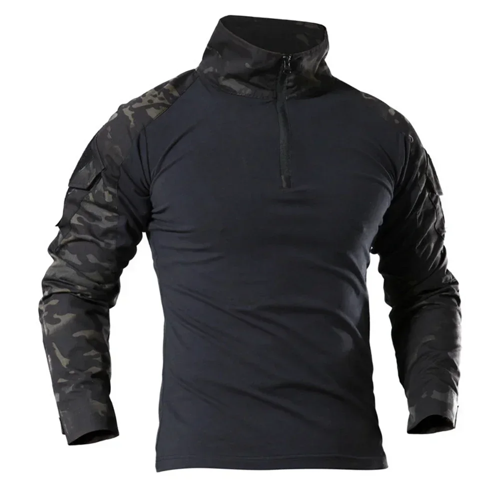 Military Shirt Men - Męskie taktyczne koszulki z długim rękawem