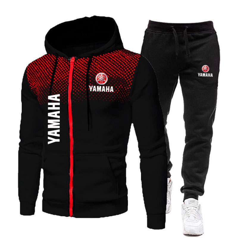 Men'S Spring Fashion - Męskie zestawy Yamaha z nadrukiem logo,