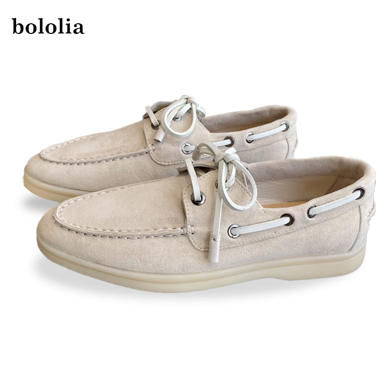 Suede Loafers Men - Wysokiej jakości skórzane baleriny, mokasyny dla