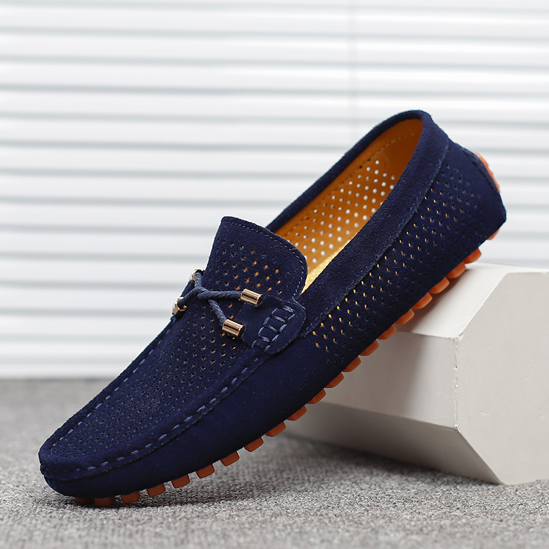 Suede Loafers Men - Męskie buty casualowe na lato 2026,