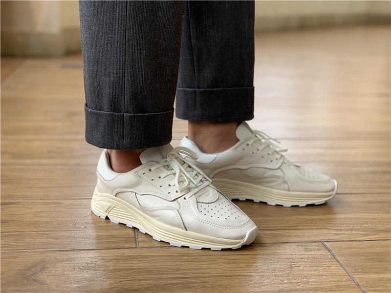 Mens Fashion Show - Męskie buty casual z okrągłym noskiem,