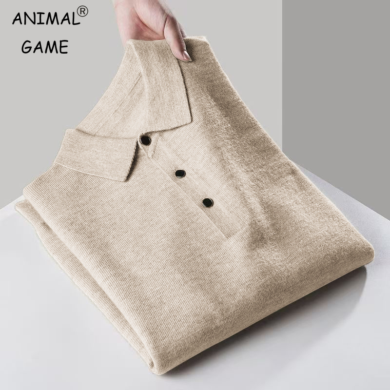 Men'S Fashion Zip Sweater - Męski sweter z krótkim zamkiem błyskawicznym,