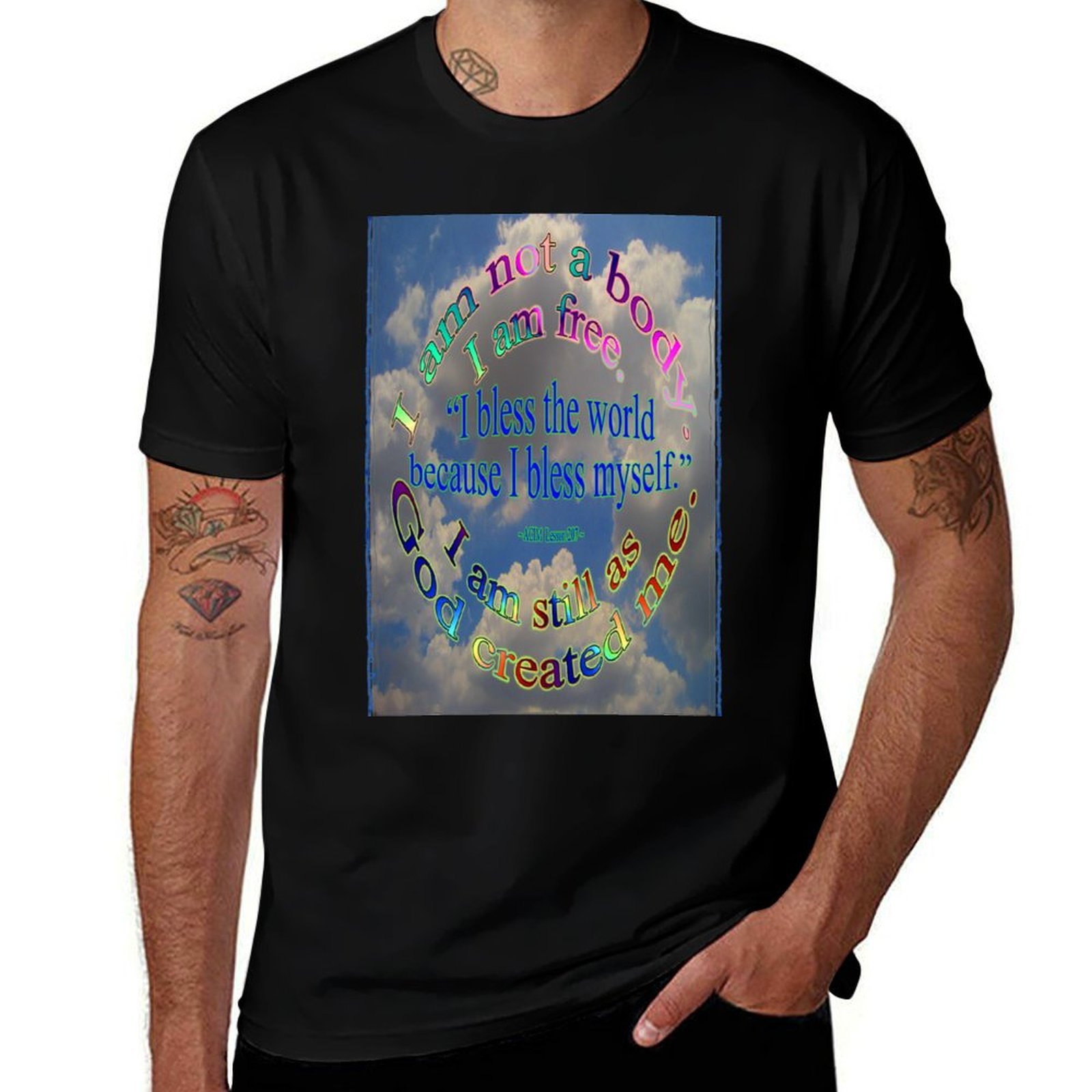 Men'S Fashion Reviews - ACIM Review Lesson 207 T-Shirt Modna