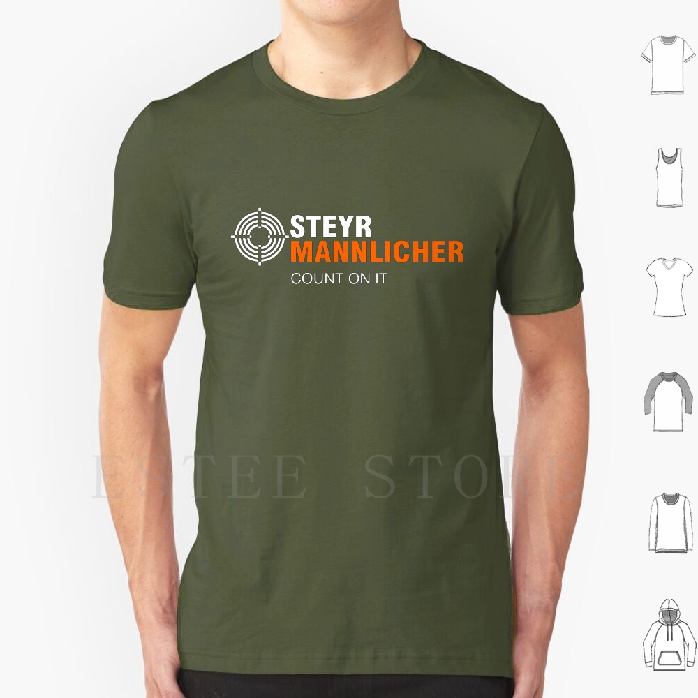 Military Shirt Men - Koszulka męska bawełniana Mannlicher Count On