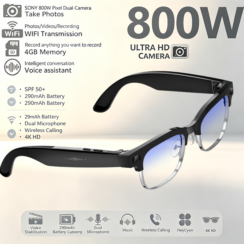 Men'S Fashion Glasses 2026 - Inteligentne okulary 2026 z nową aktualizacją,