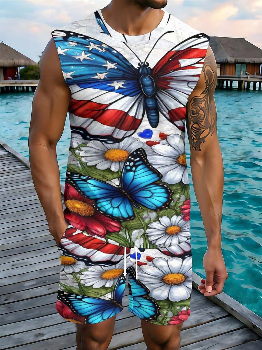 Men'S Spring Fashion - Moda codzienna 2026 Europejska i amerykańska