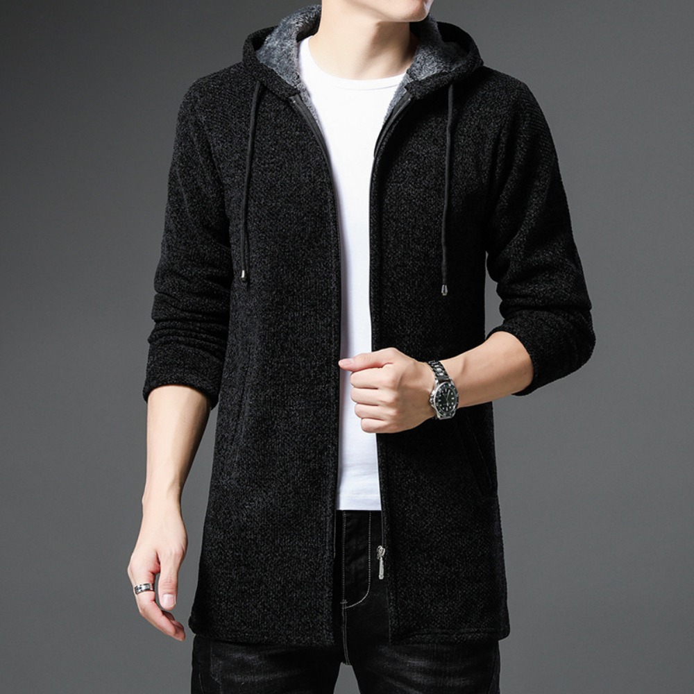 New Arrival sweter z dzianiny  – Men'S Fashion Zip Sweater recenzja i cena