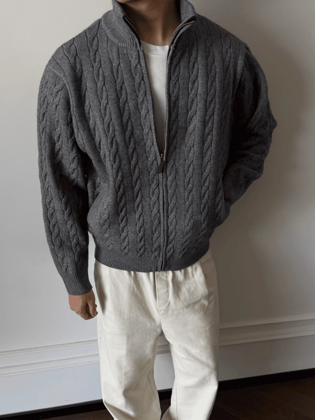 Pulowery z futrzanym kołnierze – Mens Fashion Style Images recenzja i cena