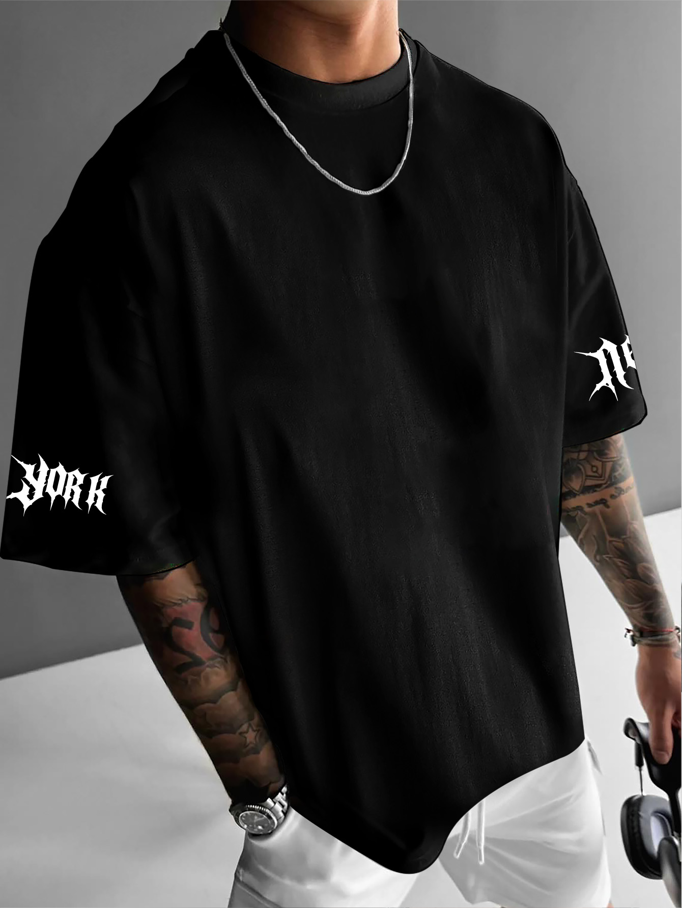 Męska koszulka hip-hopowa z kr – York Men'S Fashion recenzja i cena
