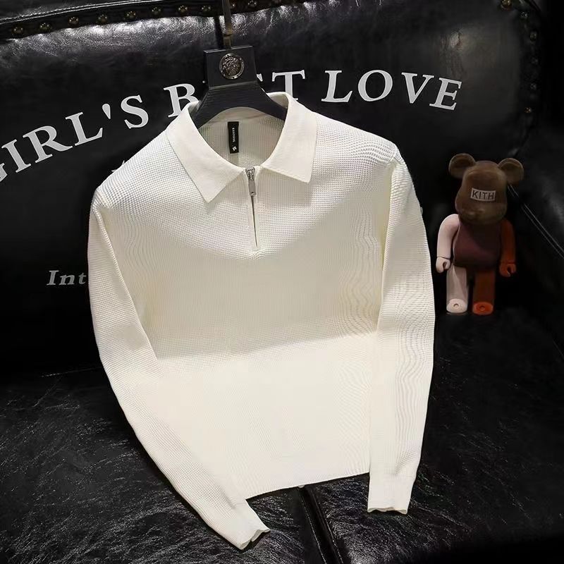 Męska stylowa dzianinowa koszu – Men'S Fashion Zip Sweater recenzja i cena