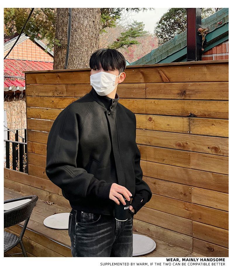 Kurtka z mieszanki wełny męska – Mens Fashion Style Images recenzja i cena