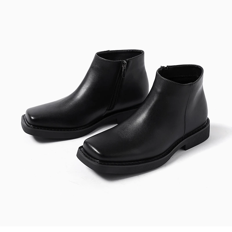 Czarne Nowe Modne Męskie Skórz – Men'S Fashion Old Money recenzja i cena