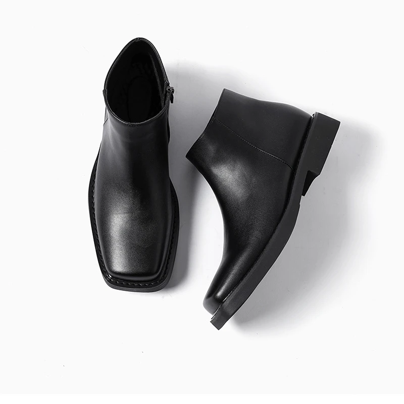 Czarne Nowe Modne Męskie Skórz – Men'S Fashion Old Money recenzja i cena