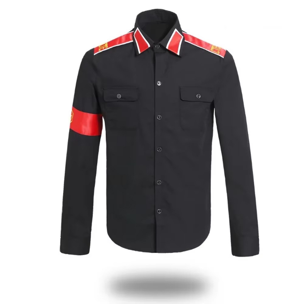 Koszula męska Michaela Jackson – Military Shirt Men recenzja i cena