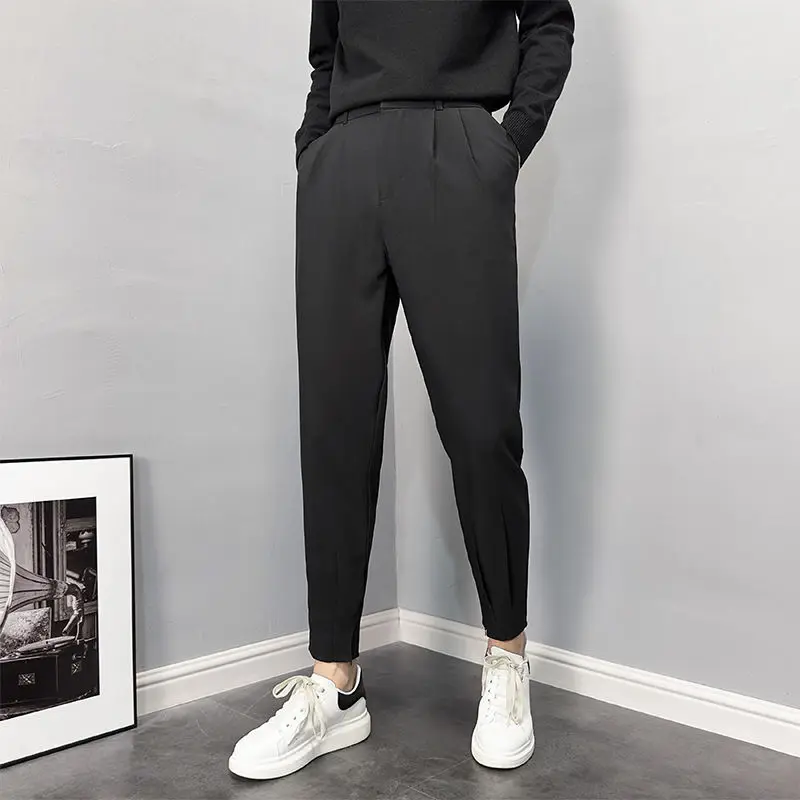 Luźne spodnie garniturowe męsk – Men'S Fashion Reviews recenzja i cena