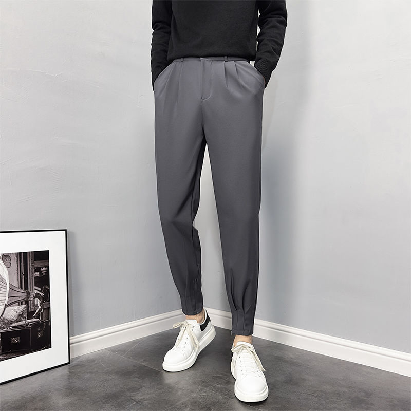 Luźne spodnie garniturowe męsk – Men'S Fashion Reviews recenzja i cena