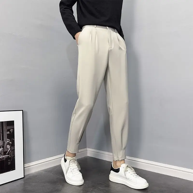 Luźne spodnie garniturowe męsk – Men'S Fashion Reviews recenzja i cena