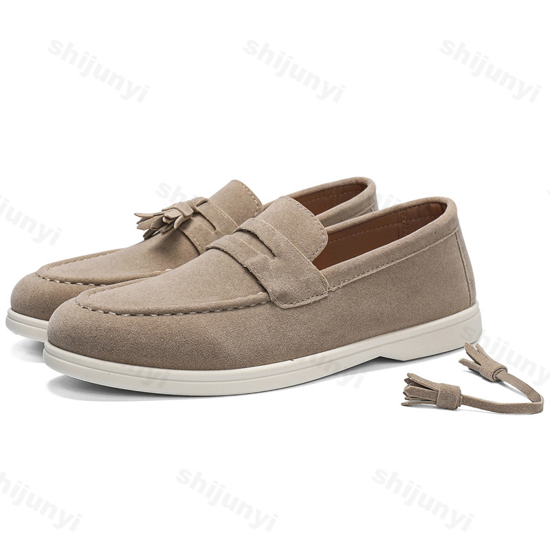 Męskie mokasyny zamszowe, płas – Suede Loafers Men recenzja i cena