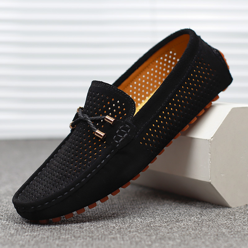 Męskie buty casual ze skóry za – Suede Loafers Men recenzja i cena