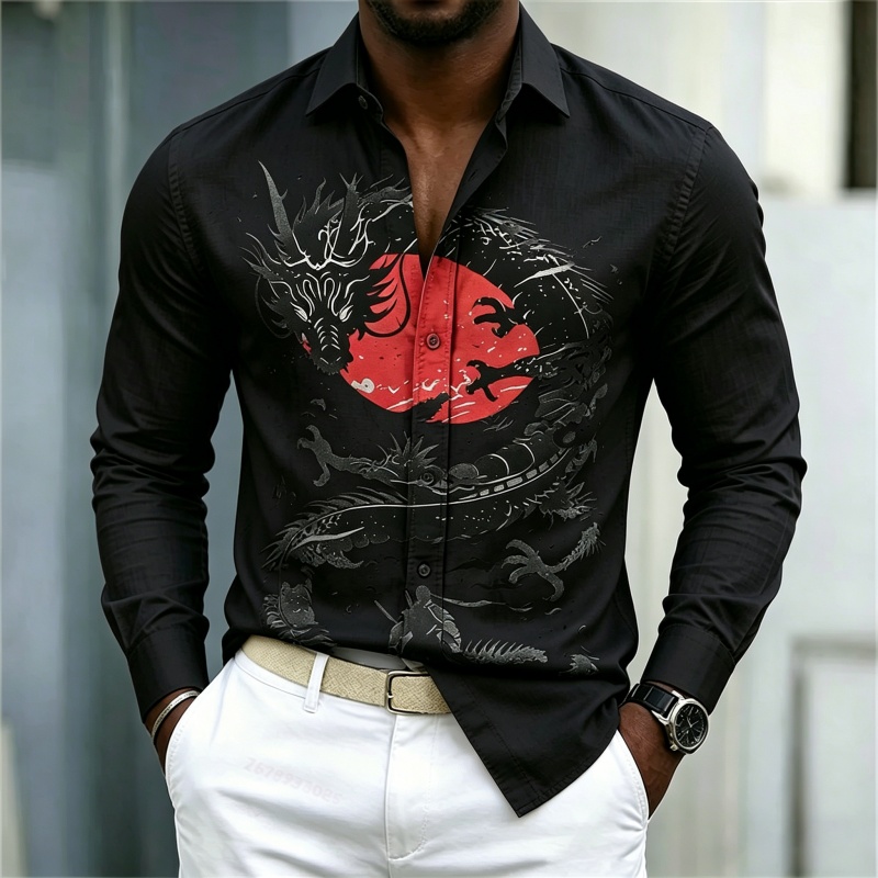 Koszula męska 2026 Nowa Biała  – Fashion Mens Shirt recenzja i cena