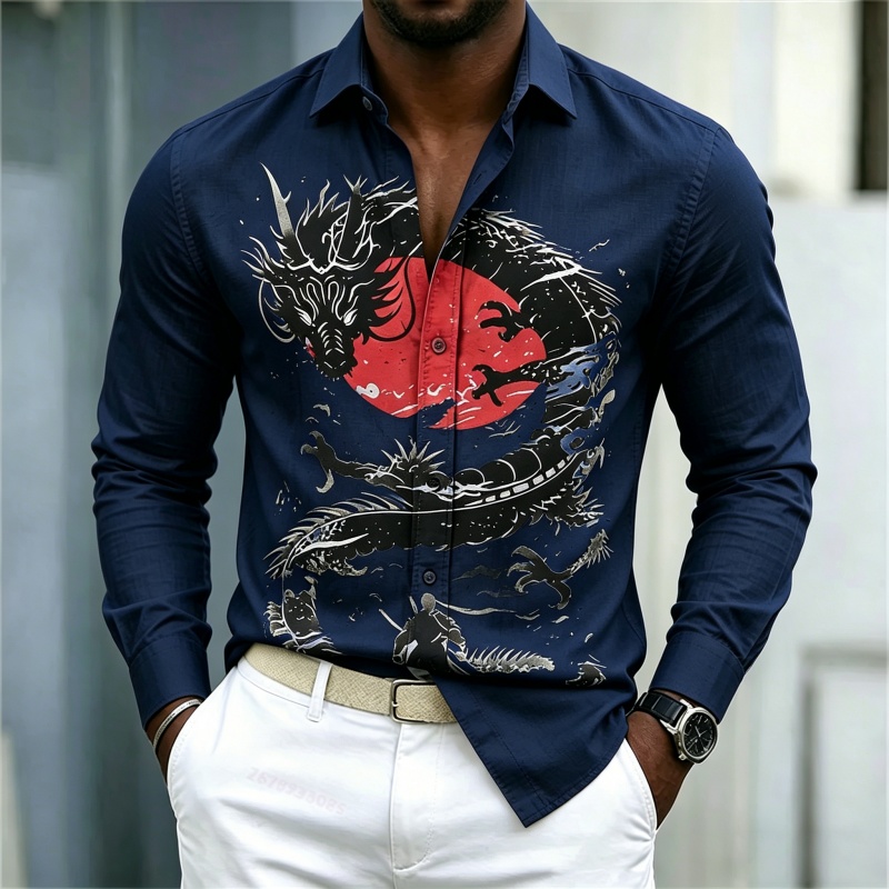 Koszula męska 2026 Nowa Biała  – Fashion Mens Shirt recenzja i cena