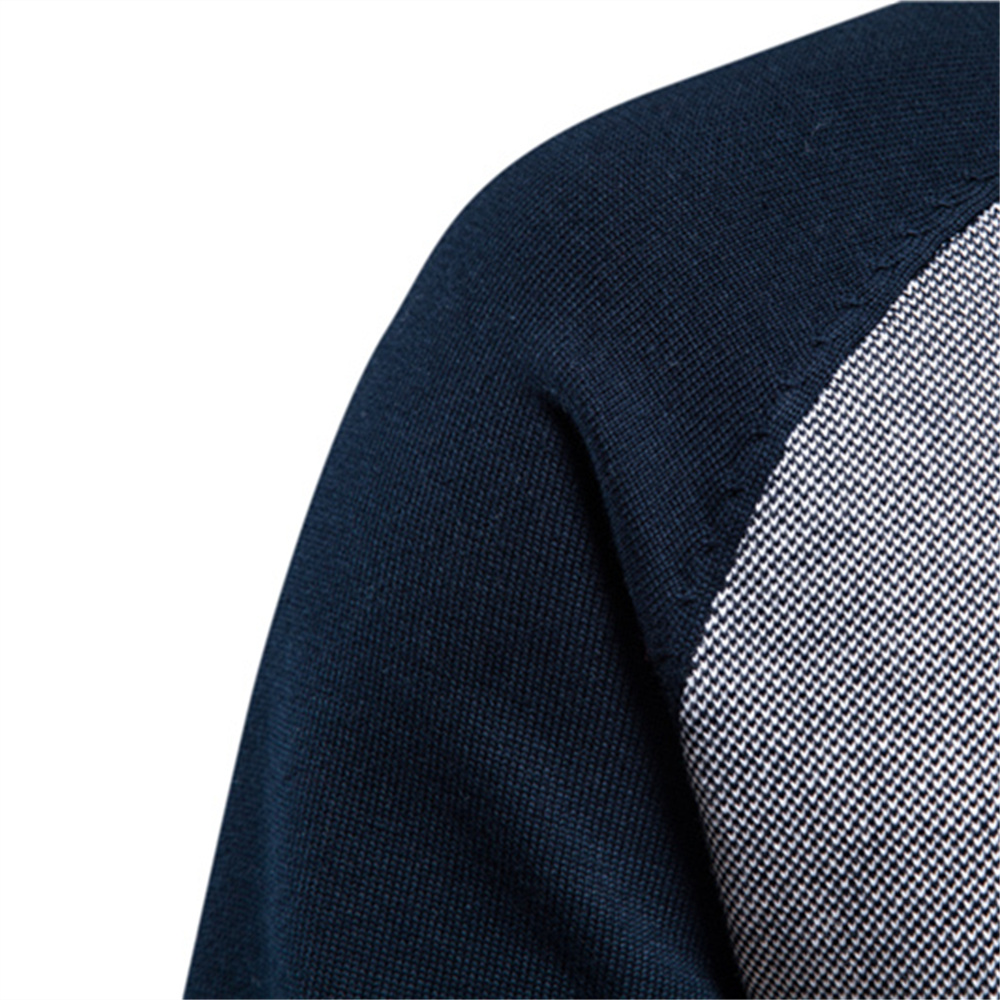 AIOPESON Spliced Cardigan Men  – Men'S Fashion Zip Sweater recenzja i cena