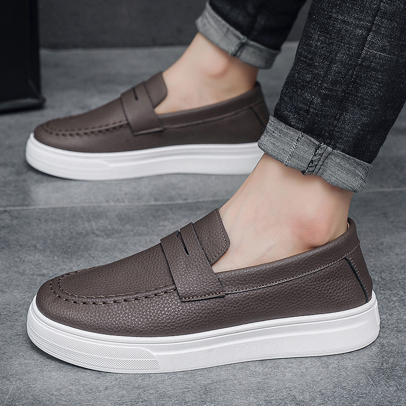 Męskie mokasyny 2025 wiosna no – Suede Loafers Men recenzja i cena