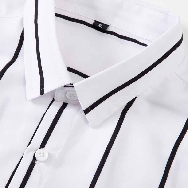 Męska koszula w paski z długim – Men'S Fashion Clothing recenzja i cena