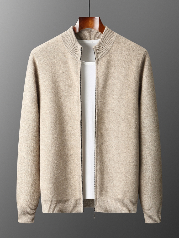 100% wełna merynosów męskie sw – Men'S Fashion Zip Sweater recenzja i cena