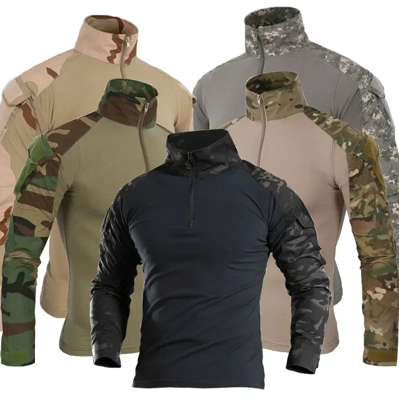 Męskie taktyczne koszulki z dł – Military Shirt Men recenzja i cena