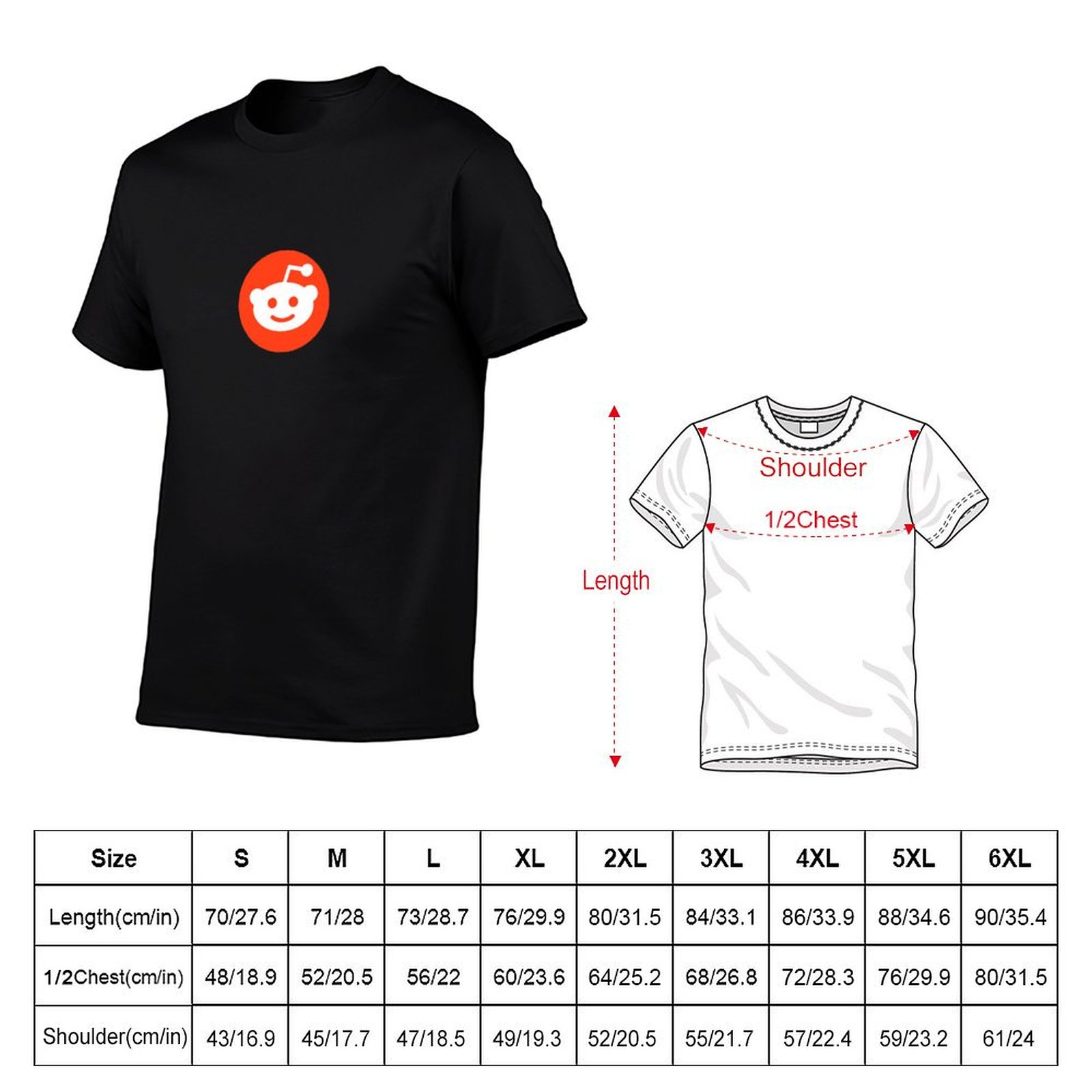 Koszulka z logo Reddit, modna  – Men'S Fashion Reddit recenzja i cena