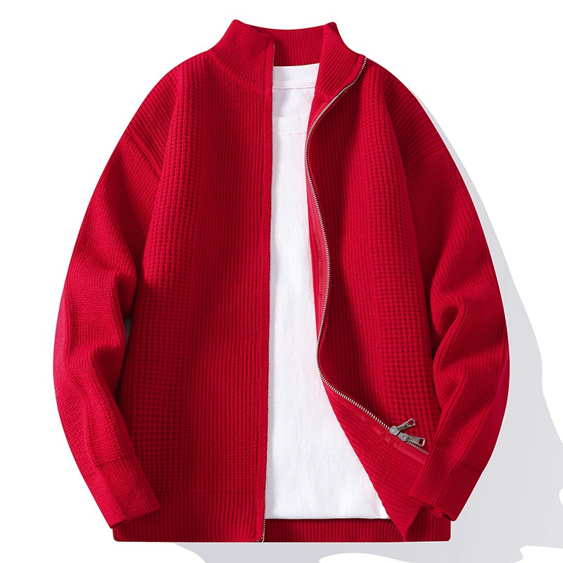 Kurtka męska, nowy styl 2025,  – Men'S Fashion Zip Sweater recenzja i cena