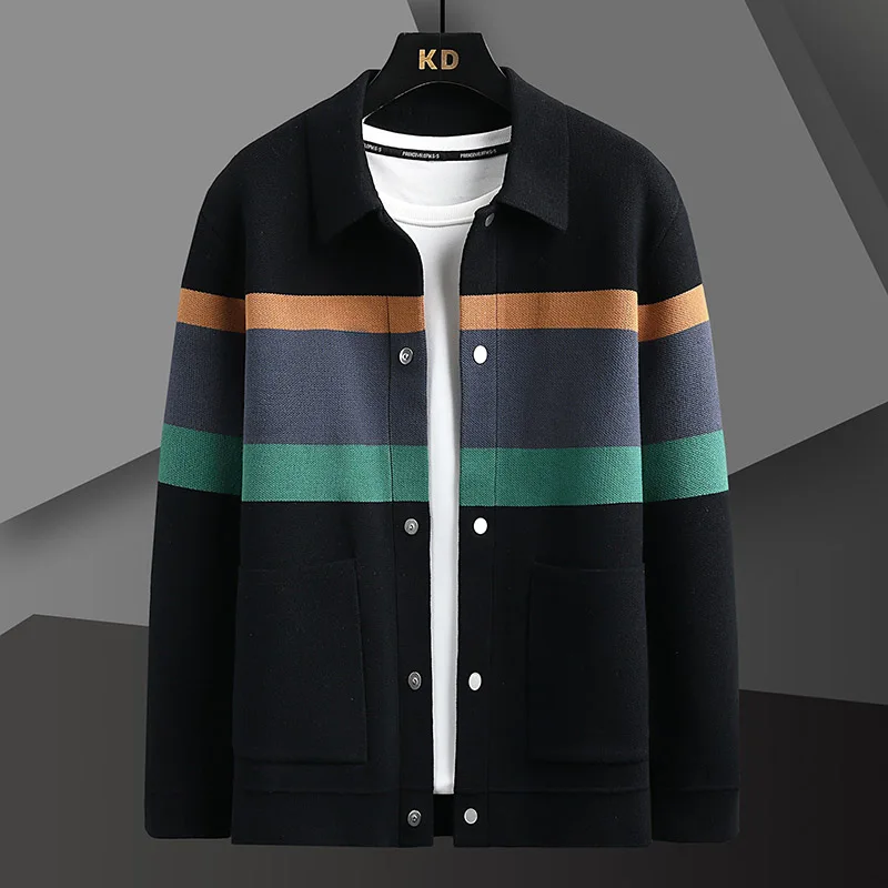 2024 Jesienno-zimowa nowa moda – Men'S Fashion Zip Sweater recenzja i cena