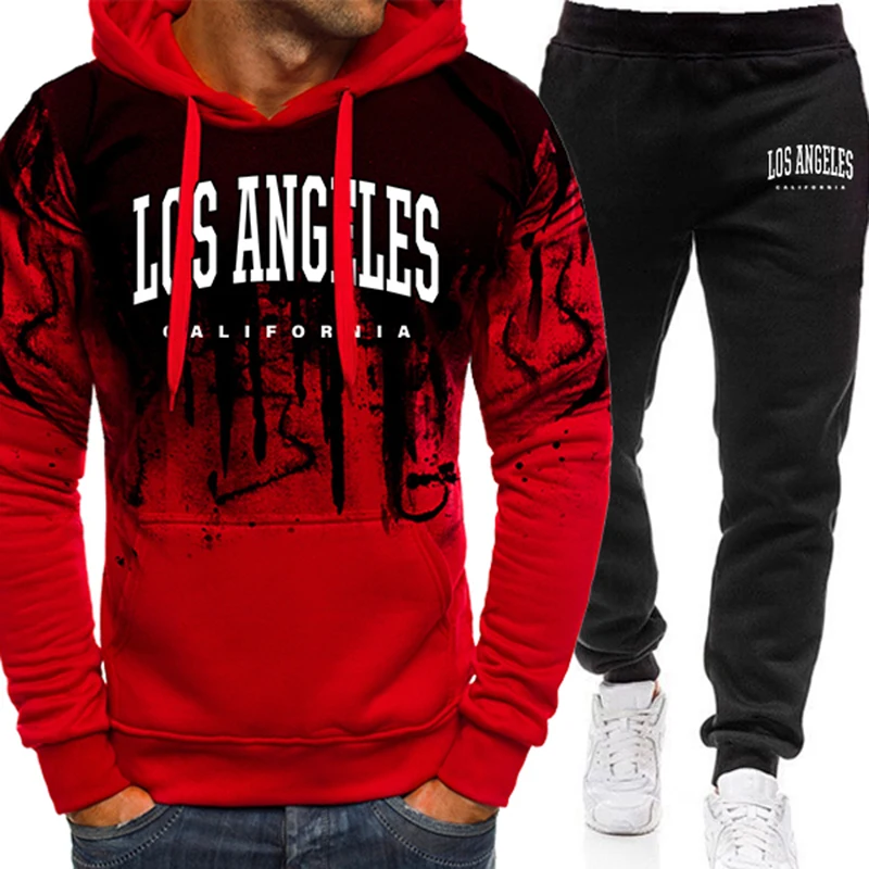 Męski dres sportowy z nadrukie – Men'S Fashion Clothing recenzja i cena
