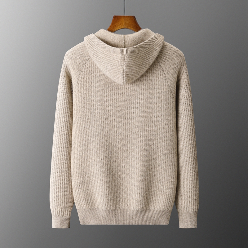 Nowa męska gruba bluza z kaptu – Men'S Fashion Zip Sweater recenzja i cena