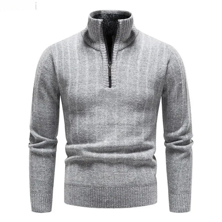 Nowe męskie ciepłe swetry modo – Men'S Fashion Zip Sweater recenzja i cena