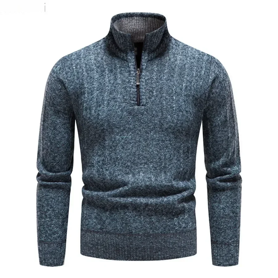 Nowe męskie ciepłe swetry modo – Men'S Fashion Zip Sweater recenzja i cena
