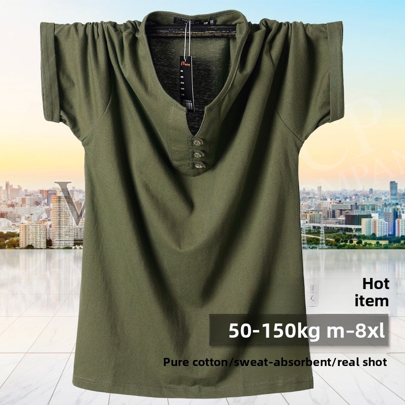 QICHE Męska Koszulka z Głęboki – Men'S Fashion For Big Guys recenzja i cena