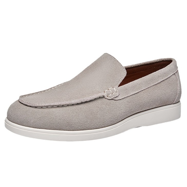 Męskie mokasyny ze skóry natur – Suede Loafers Men recenzja i cena