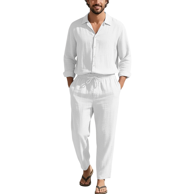Wiosenno-letnie lniane zestawy – Men'S Spring Fashion recenzja i cena